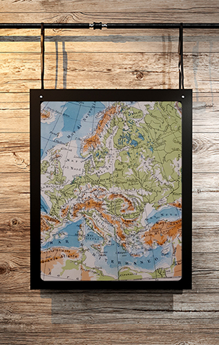 Europa fisica vintage